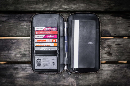 Galen Leather - Leather Zippered Hobonichi Weeks Cover