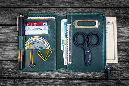 Galen Leather - Leather Wallet Insert for Traveler's Notebook - Passport Size