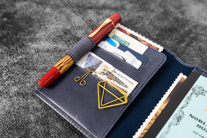 Galen Leather - Leather Wallet Insert for Traveler's Notebook - Passport Size