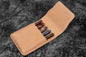 Galen Leather - Leather Flap Pen Case for Five Pens