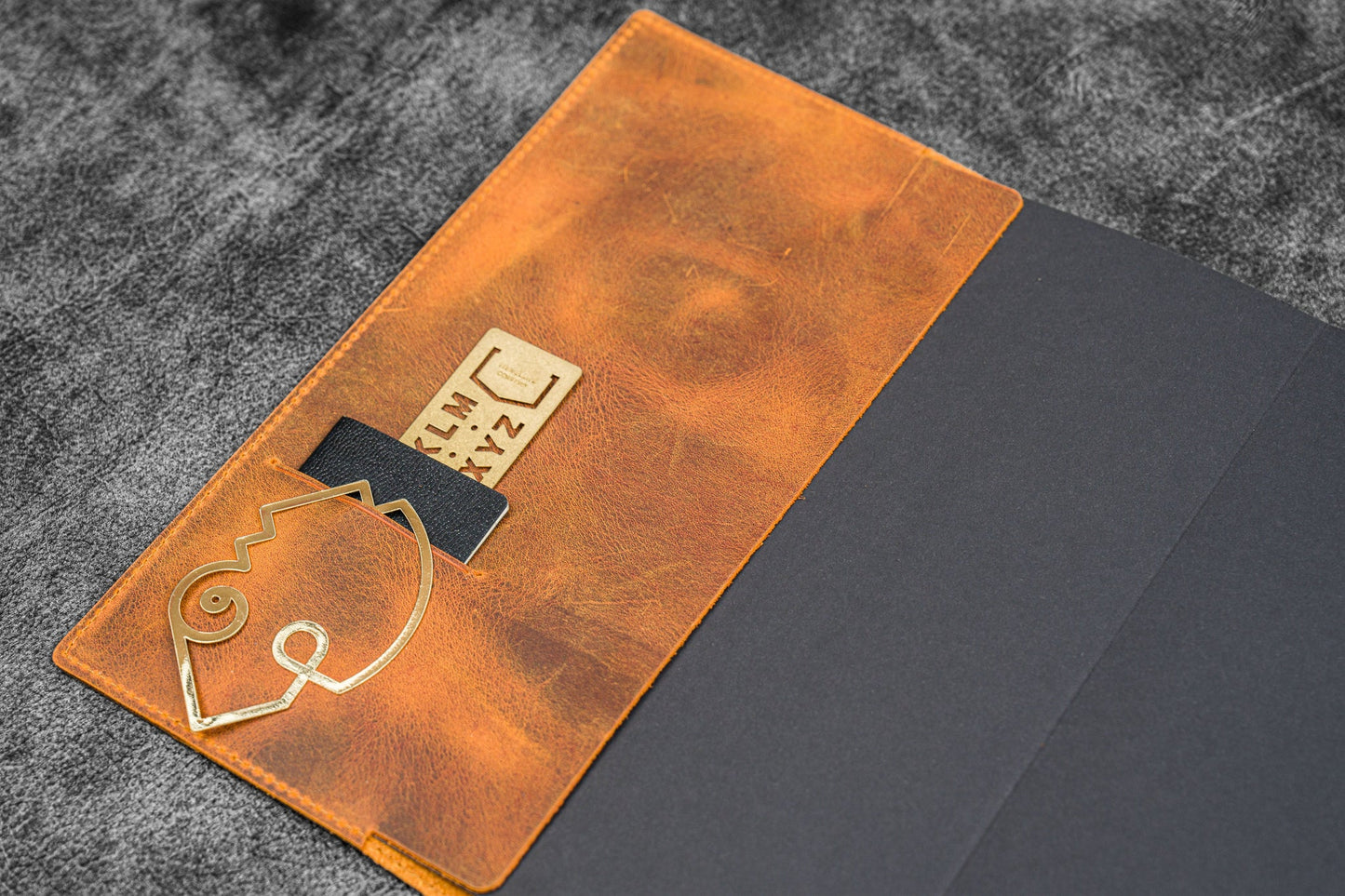 Galen Leather - Leather Slim B5 Notebook / Planner Cover