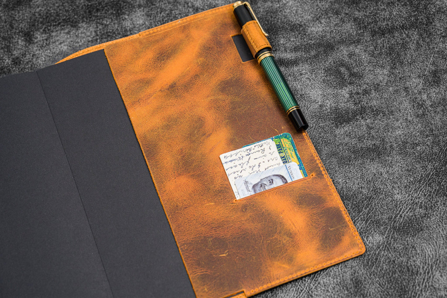 Galen Leather - Leather Slim B5 Notebook / Planner Cover