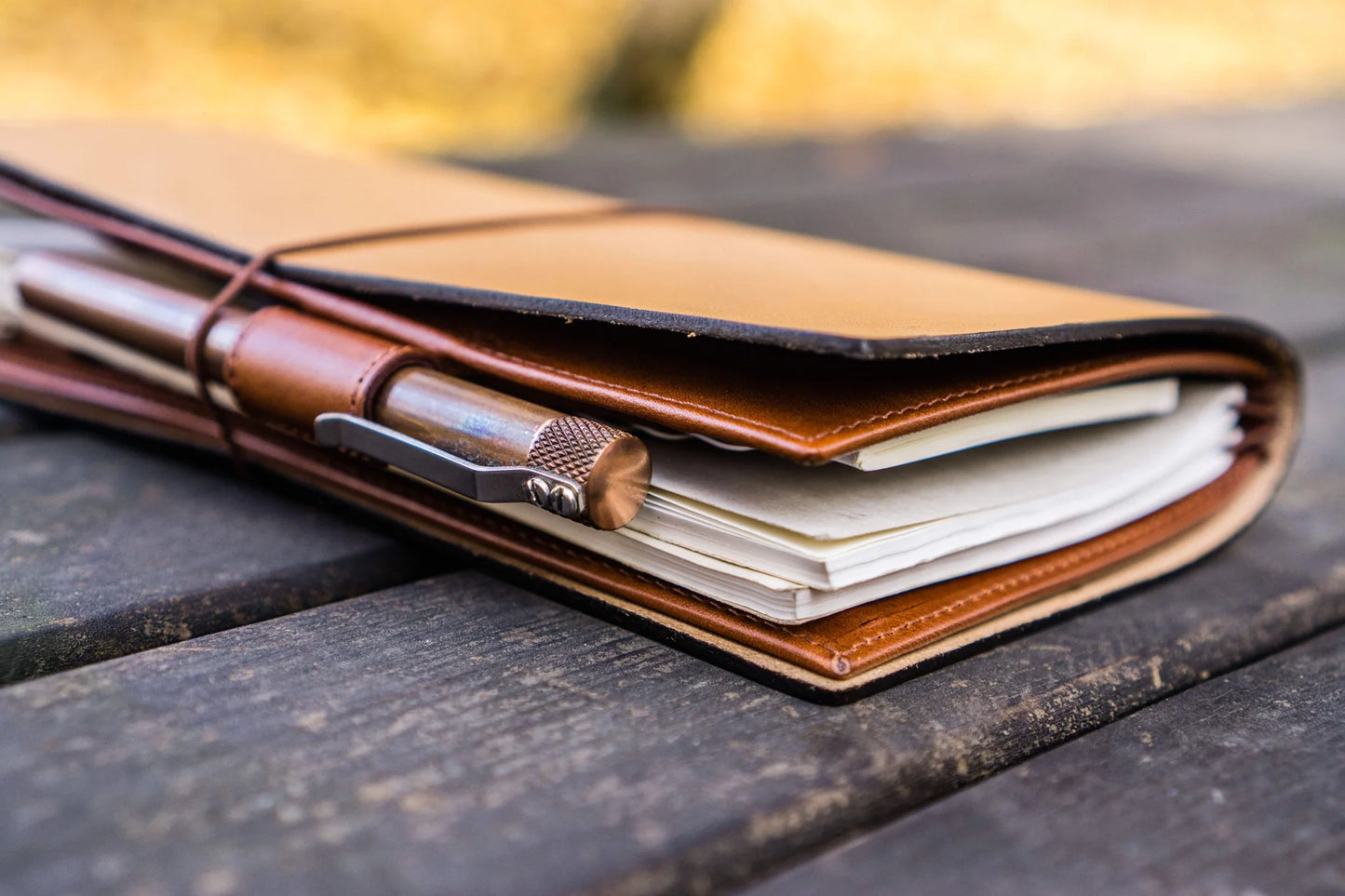 Galen Leather - Leather Wallet Insert for Traveler's Notebook - Regular Size