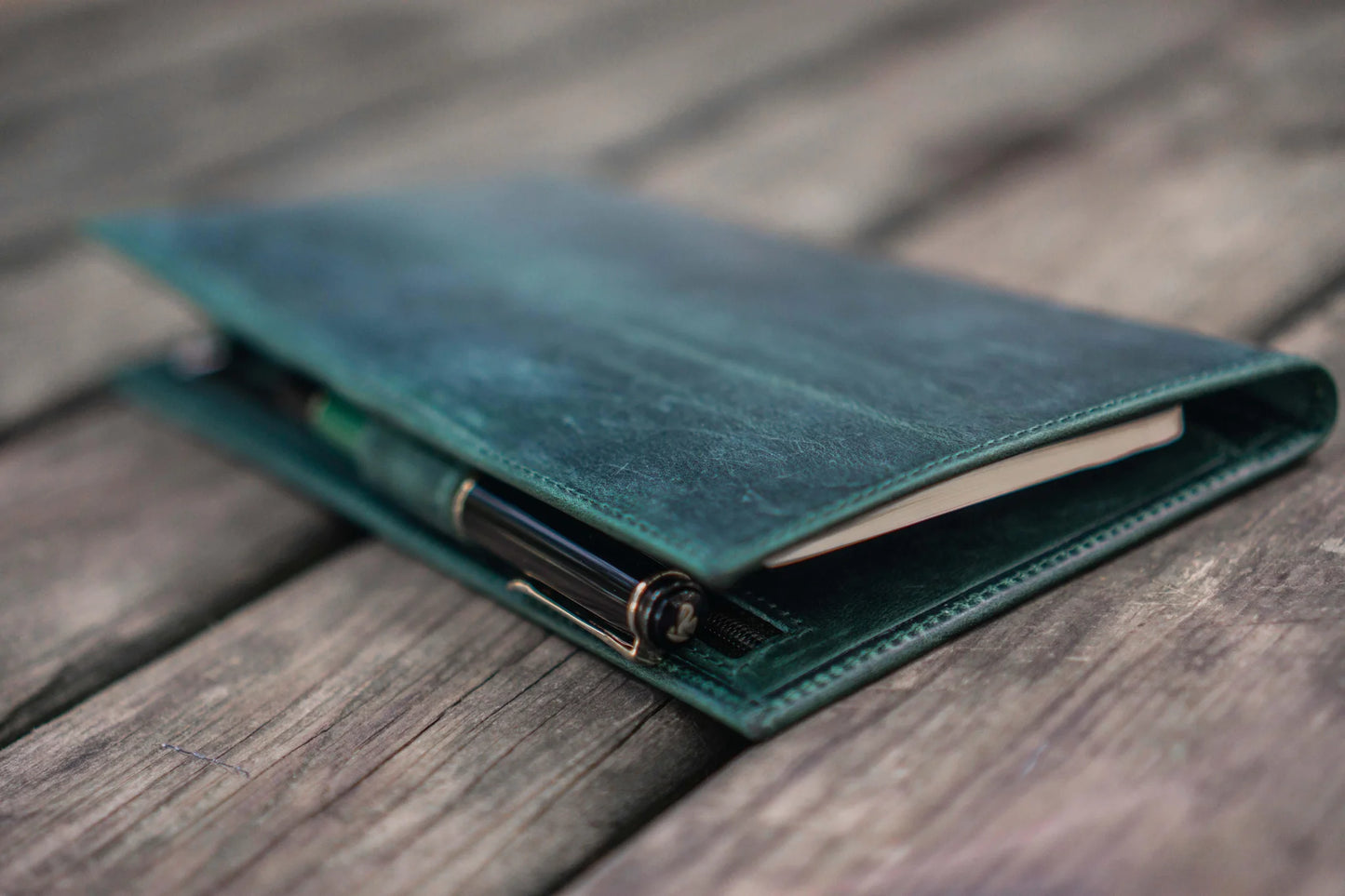 Galen Leather - Leather Wallet Insert for Traveler's Notebook - Regular Size