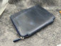 Galen Leather - Leather Zippered 20 Slots Pen Case