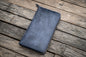 Galen Leather - Leather Zippered 3 Slots Pen Case