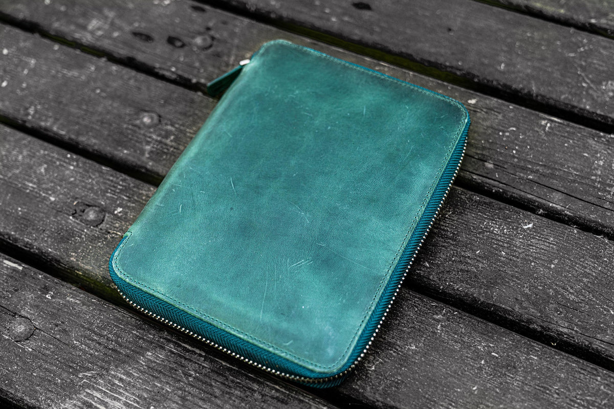 Galen Leather - Leather Zippered A5 Leuchtturm 1917 Notebook Folio