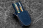 Galen Leather - Leather Zippered Magnum Opus 2 Slots Hard Pen Case with Removable Pen Tray