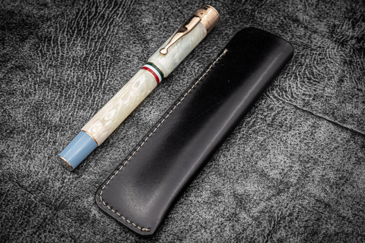 Galen Leather - Leather Single Fountain Pen Sleeve
