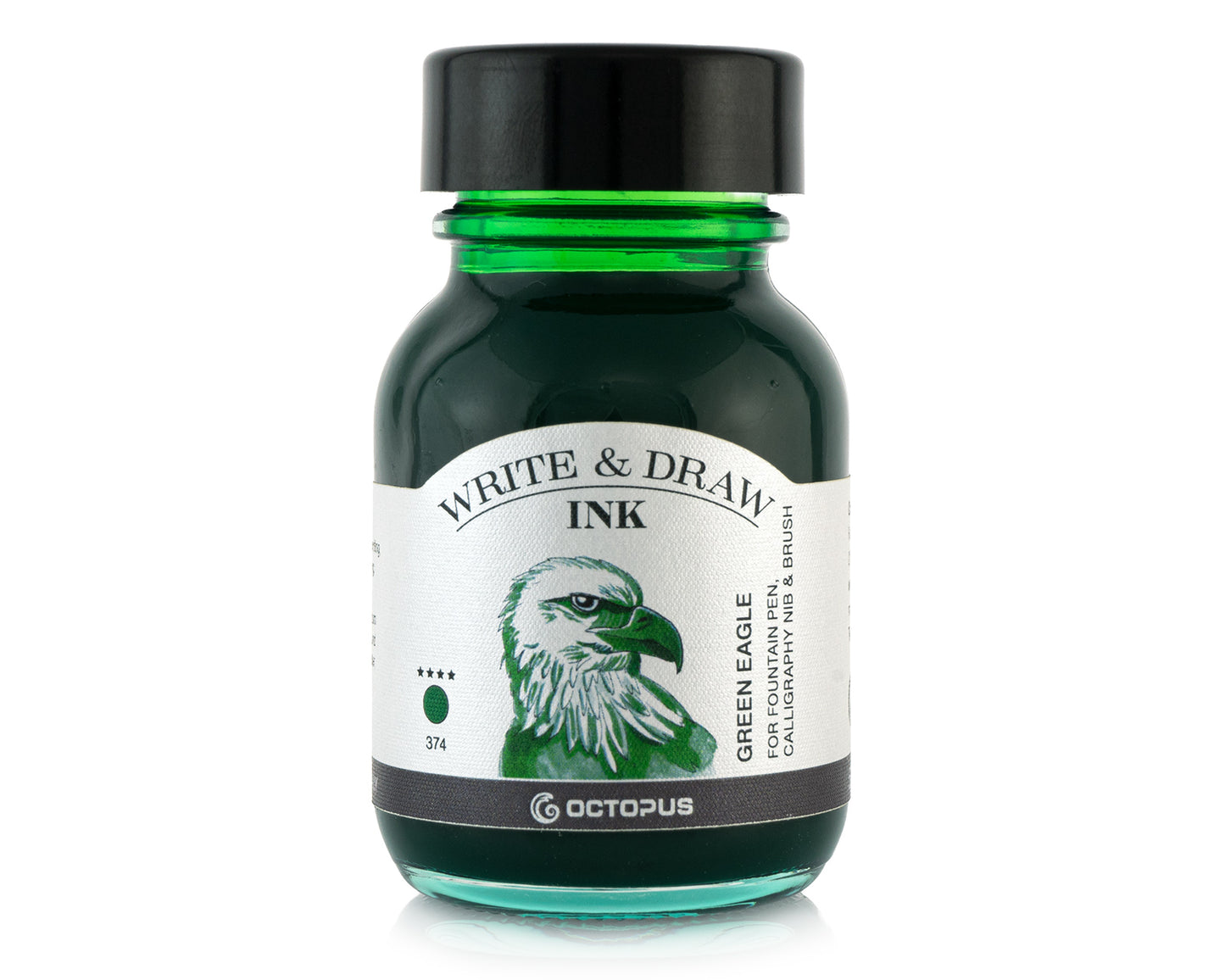 Octopus Fluids Pigmented Waterproof Document Proof Write and Draw Ink [50ml]