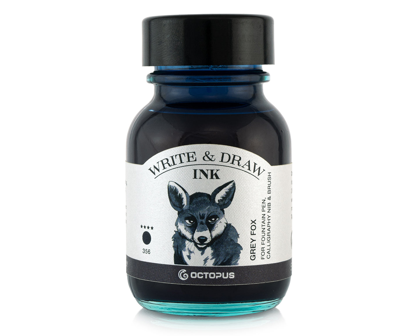 Octopus Fluids Pigmented Waterproof Document Proof Write and Draw Ink [50ml]