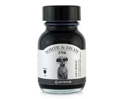 Octopus Fluids Pigmented Waterproof Document Proof Write and Draw Ink [50ml]