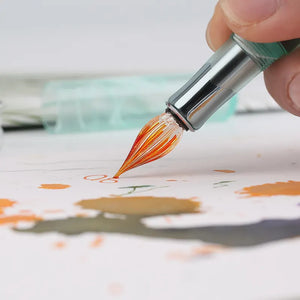 Delike Painted Skin Glass Dip Pen