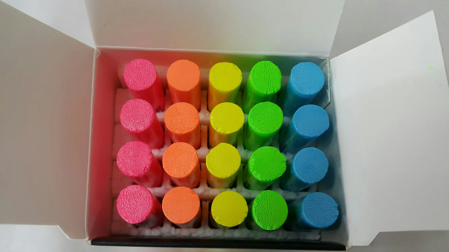 Hagoromo Chalk Fulltouch Luminous 5 Colors 20 Pieces