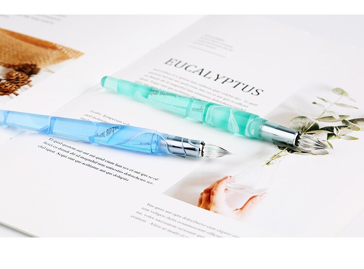 Delike Painted Skin Glass Dip Pen