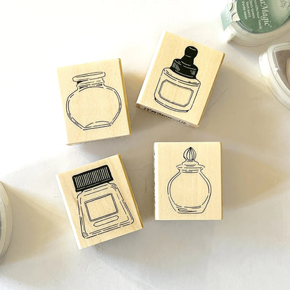 Beverly Ink's Companion Wooden Rubber Stamps