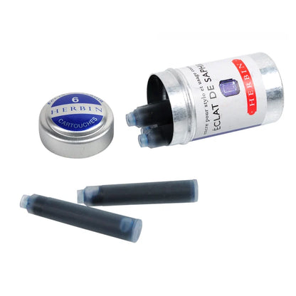 J. Herbin Fountain Pen Ink Cartridges [Tin of 6]