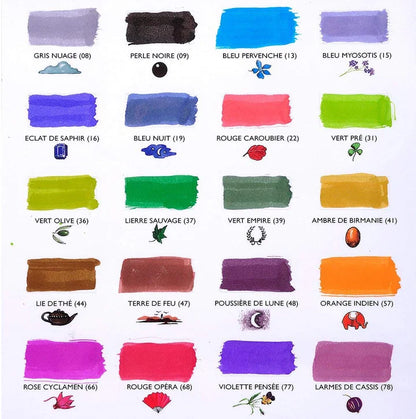 J. Herbin Fountain Pen Ink Cartridges [Tin of 6]