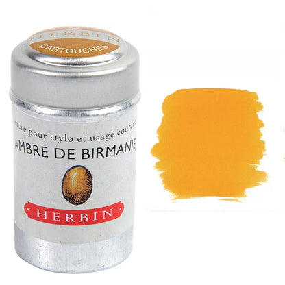 J. Herbin Fountain Pen Ink Cartridges [Tin of 6]