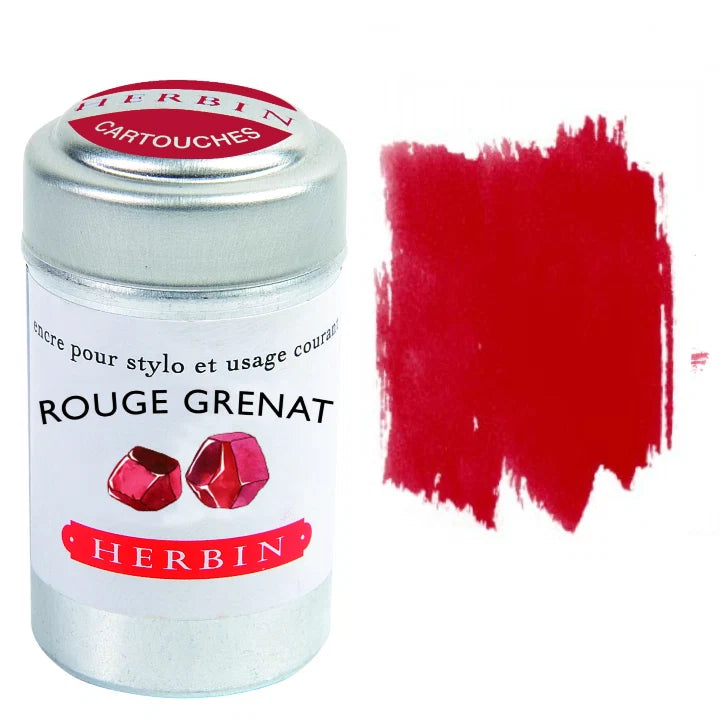 J. Herbin Fountain Pen Ink Cartridges [Tin of 6]