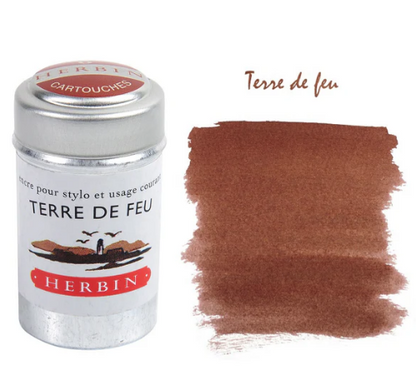 J. Herbin Fountain Pen Ink Cartridges [Tin of 6]