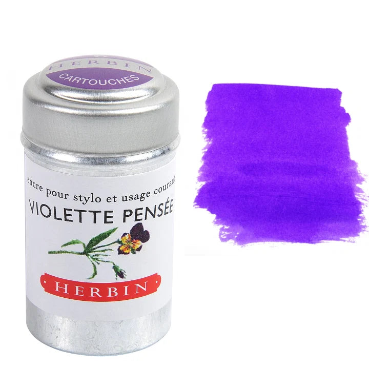 J. Herbin Fountain Pen Ink Cartridges [Tin of 6]