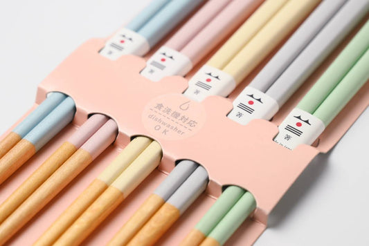 Chopstick 5 Color Set - Made in Japan