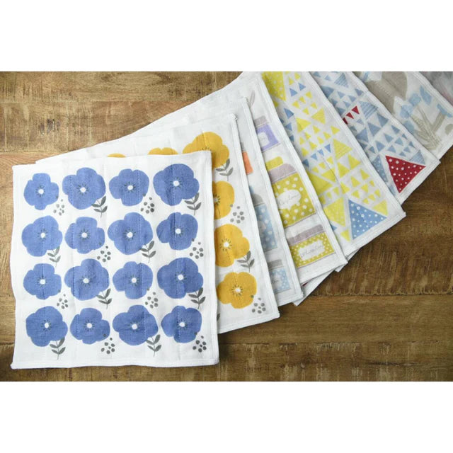 Tea Towel Dishcloth Set of 8 - Made in Japan