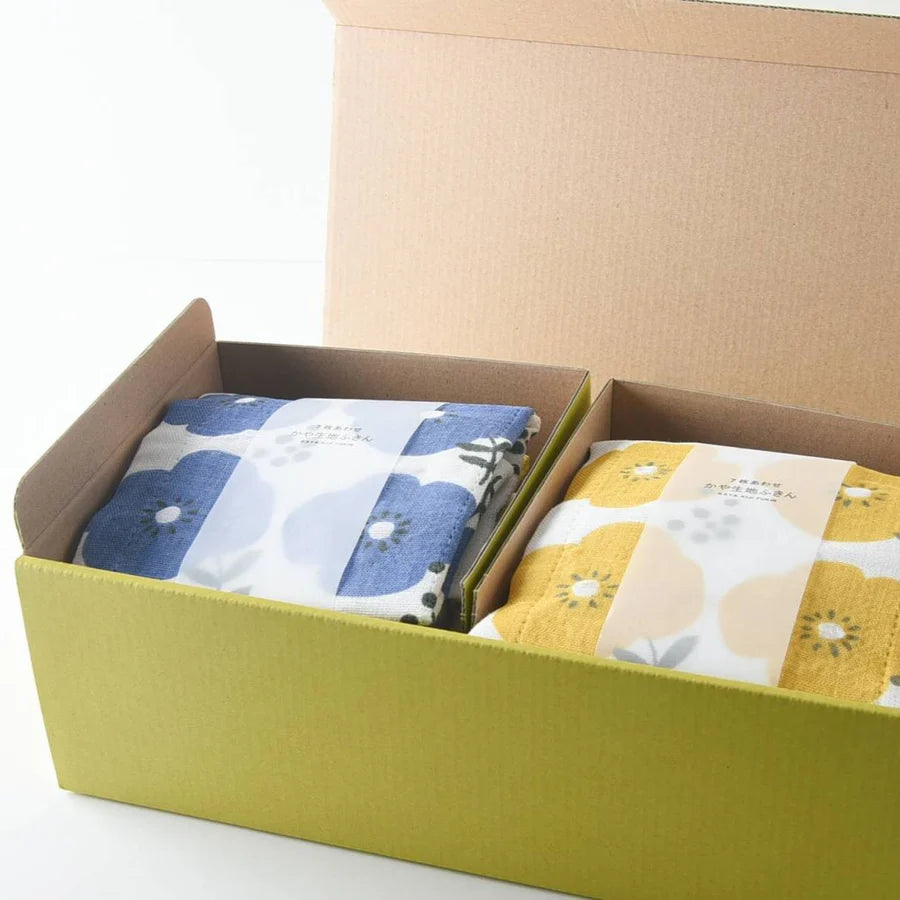 Tea Towel Dishcloth Set of 8 - Made in Japan