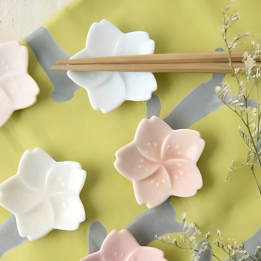 Mino Ware Chopstick Rest Set of 5 - Made in Japan