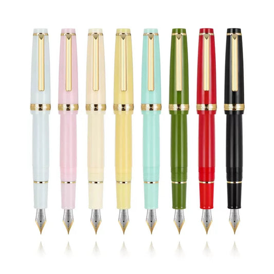 JinHao 82 Solid Colors with Gold Trim Fountain Pen