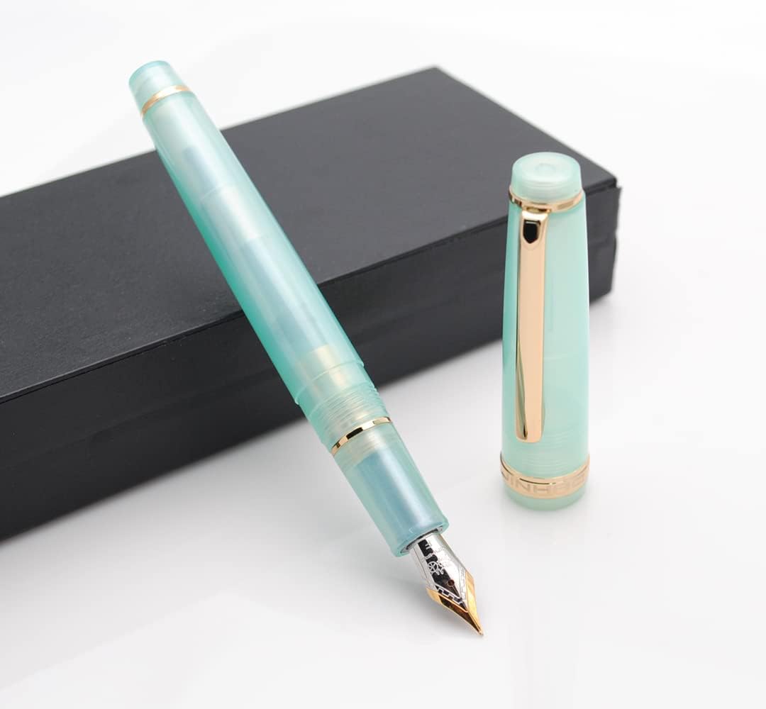 Jinhao 82 Translucent Colors w/ Gold Trim Fountain Pen
