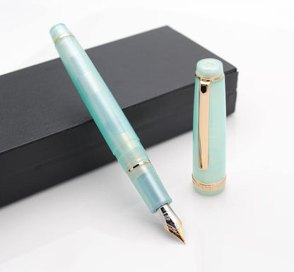 Jinhao 82 Translucent Colors w/ Gold Trim Fountain Pen