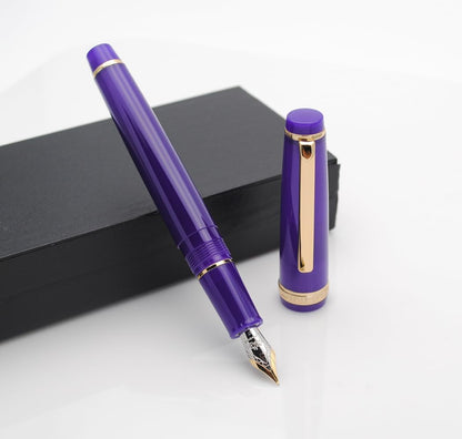 Jinhao 82 Translucent Colors w/ Gold Trim Fountain Pen