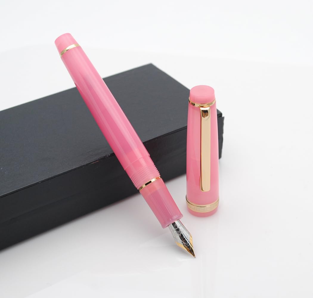 Jinhao 82 Translucent Colors w/ Gold Trim Fountain Pen