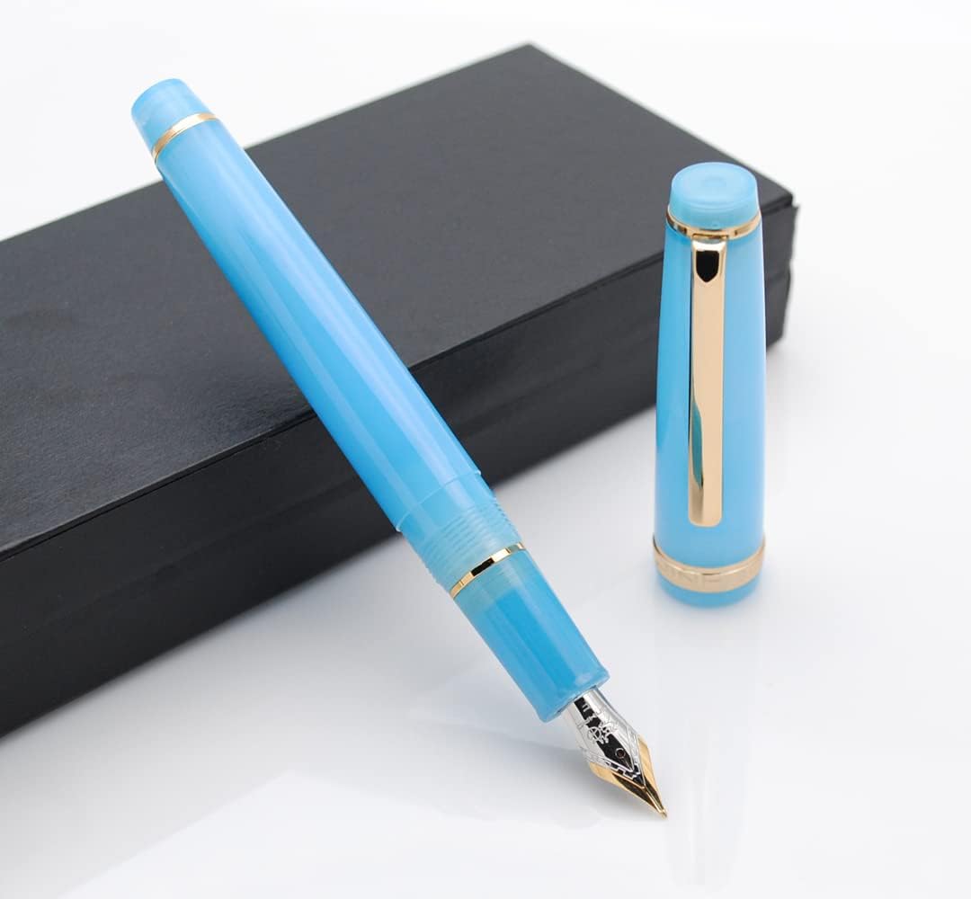Jinhao 82 Translucent Colors w/ Gold Trim Fountain Pen