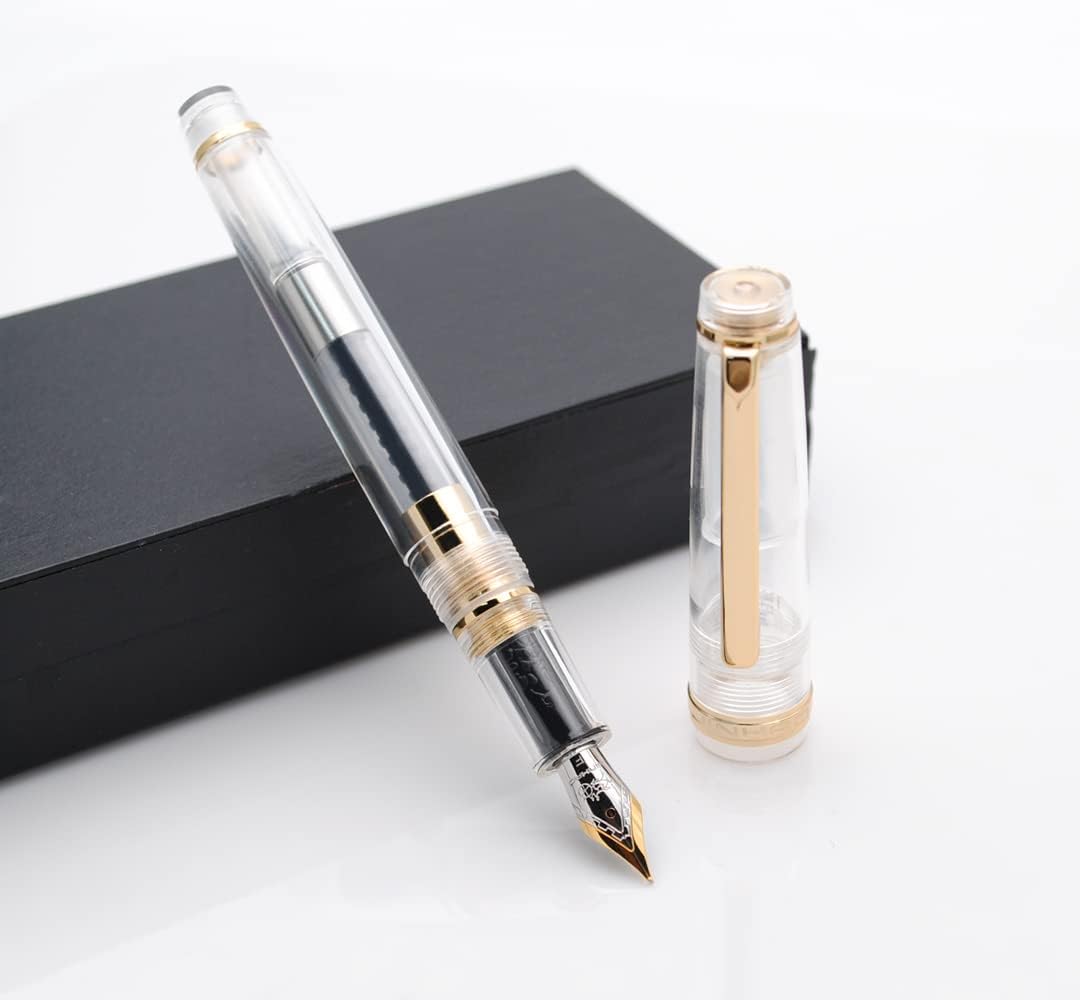 Jinhao 82 Translucent Colors w/ Gold Trim Fountain Pen