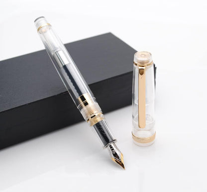 Jinhao 82 Translucent Colors w/ Gold Trim Fountain Pen
