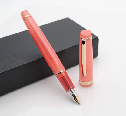 Jinhao 82 Translucent Colors w/ Gold Trim Fountain Pen