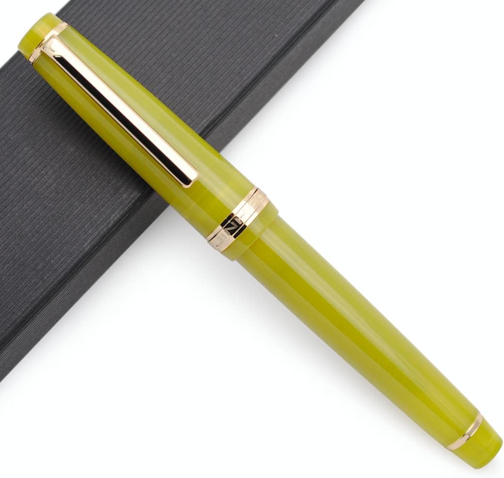 Jinhao 82 Translucent Colors w/ Gold Trim Fountain Pen