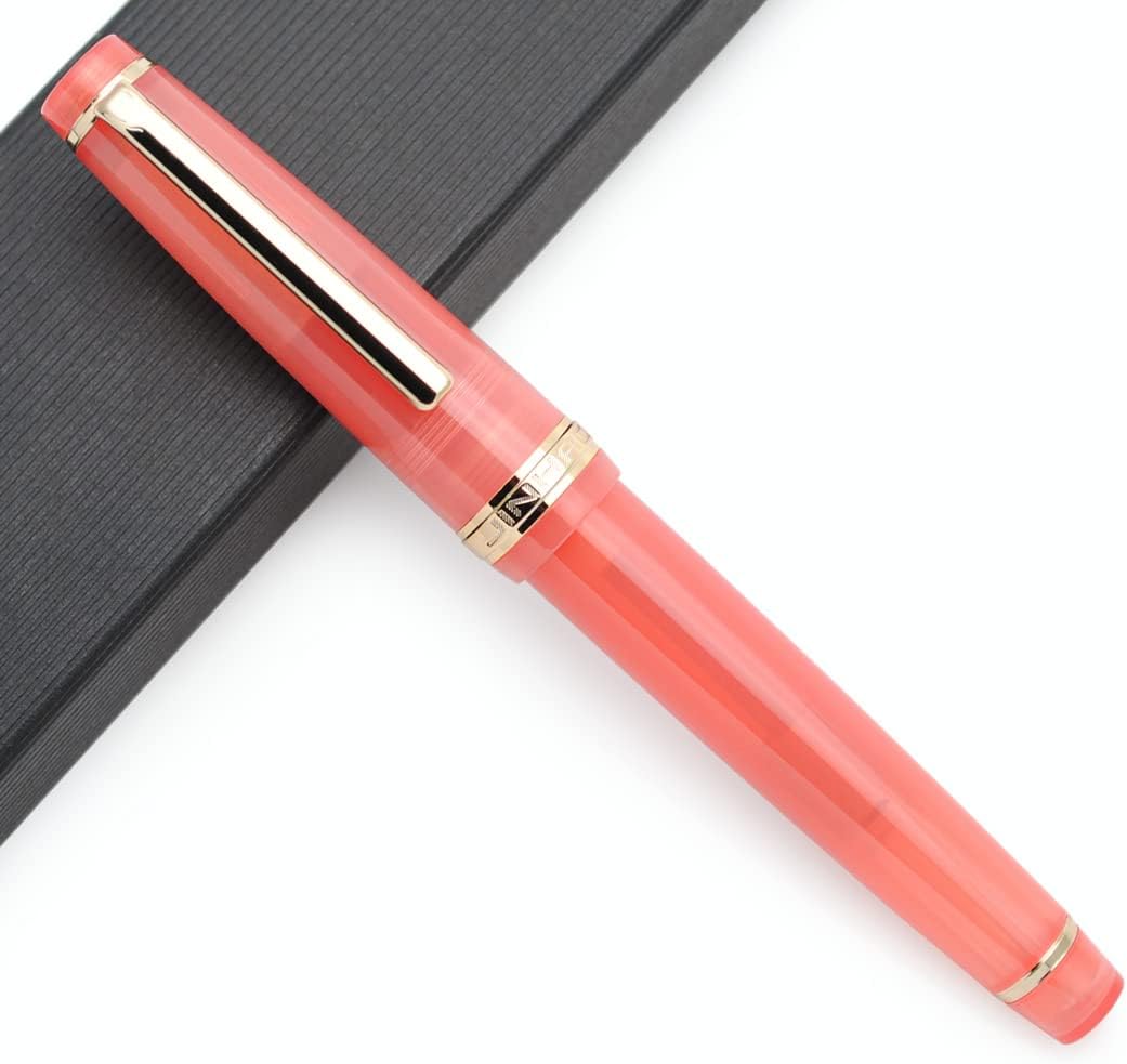 Jinhao 82 Translucent Colors w/ Gold Trim Fountain Pen