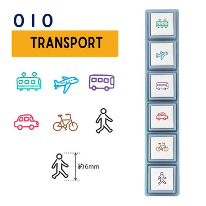 6 Push Button Stamp [1802-003 to 1802-010]