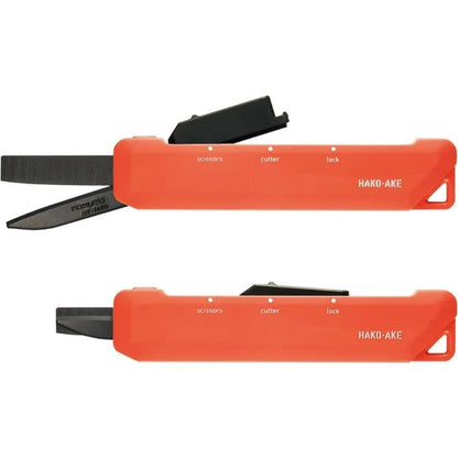 Kokuyo Hako-Ake 2 Way Portable Scissors + Cutter