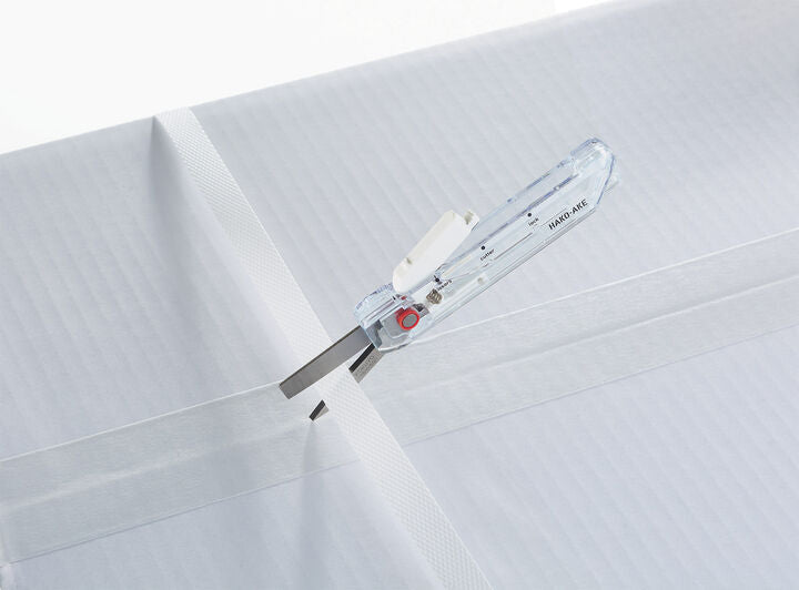 Kokuyo Transparent Mechanism HAKOAKE 2 Way Portable Scissors