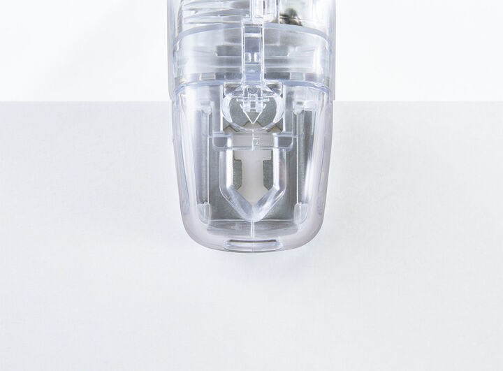 Kokuyo Transparent Mechanism Stapleless Stapler Harinacs Compact Alpha