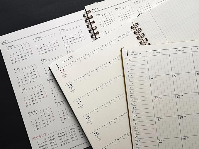 Kunisawa Find Monthly Diary 2026 [A5]