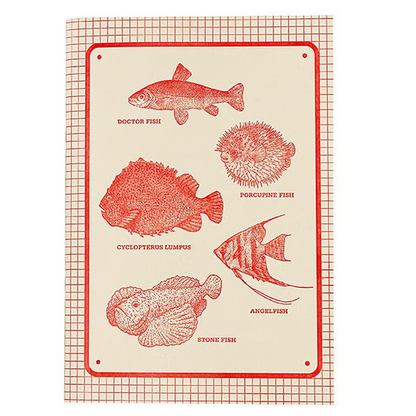 Kunisawa Fish Notebook (Letterpress)