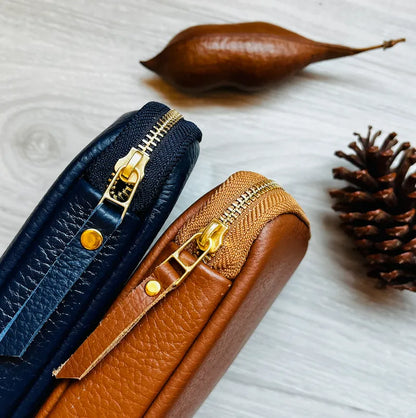 Kyoku Haku Leather 10 Pen Case