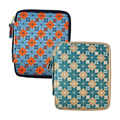 Kyoku Haku Siraya Zippered 10 Pen Case