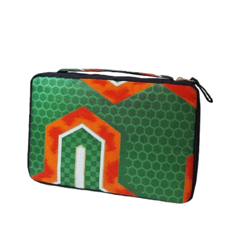 Kyoku Haku Green Kimono Obi Fabric 20 Pen Case